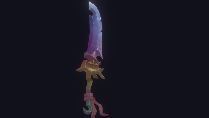 The Crescent Cleaver 2.0 3D Model