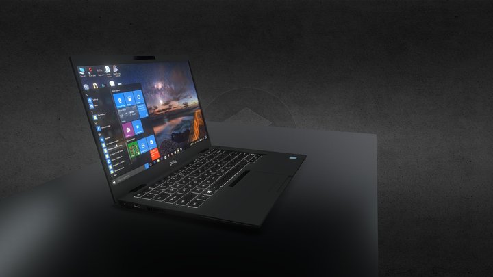Laptop Dell Latitude 5400 3D Model