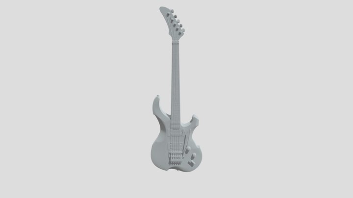 Capelli Guitares Dominique Leurquin Custom Model 3D Model