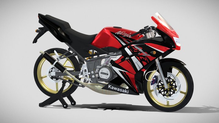 2015 - Kawasaki Ninja RR Superkips 3D Model