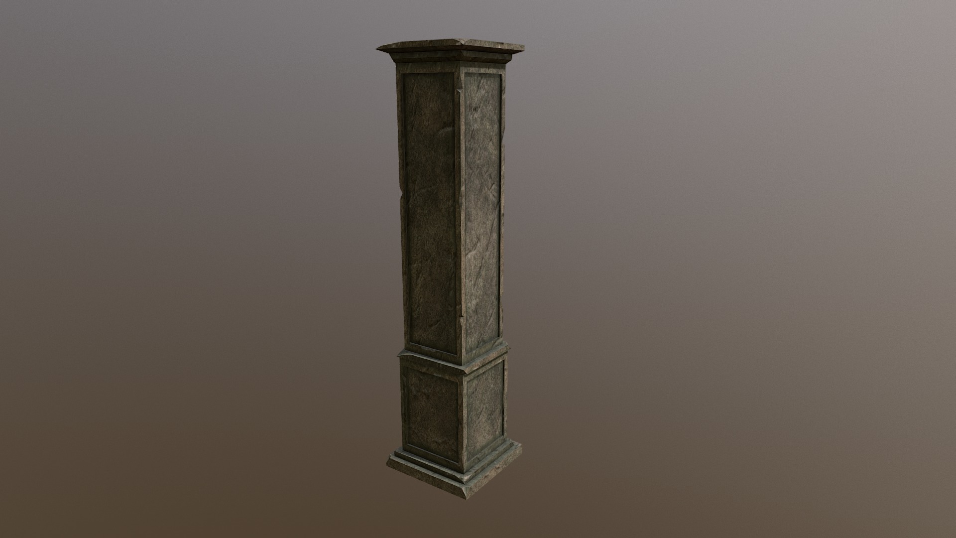3D model Ancient Ruins Asset – Rectangular Column - This is a 3D model of the Ancient Ruins Asset - Rectangular Column. The 3D model is about a stack of coins.
