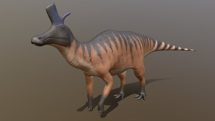 Lambeosaurus Lambei 3D Model