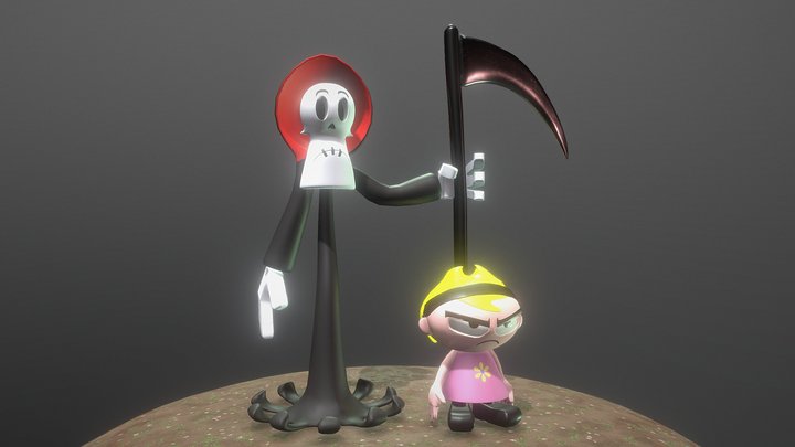 Billy Mandy 3D Model | Grim From Billy And Mandy Png | mbdiamondhouse.com