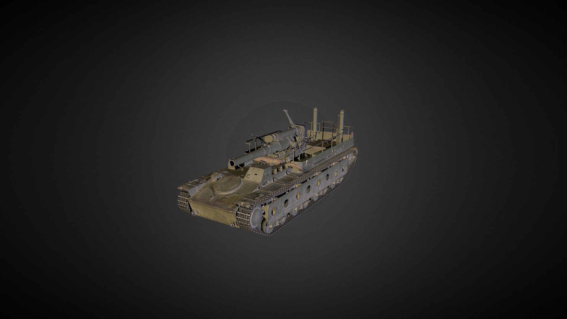 SU-14-1 - 3D model by Degit22 [c3e22fd] - Sketchfab