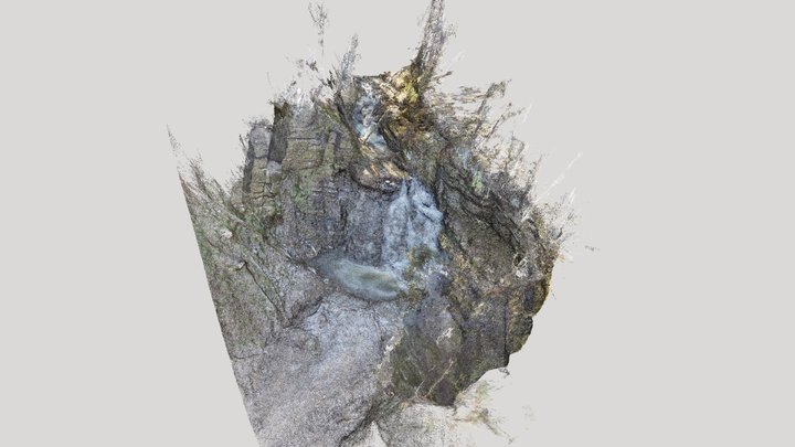 Milford Gorge Icefall 2017-11-12 GoPro4 3D Model