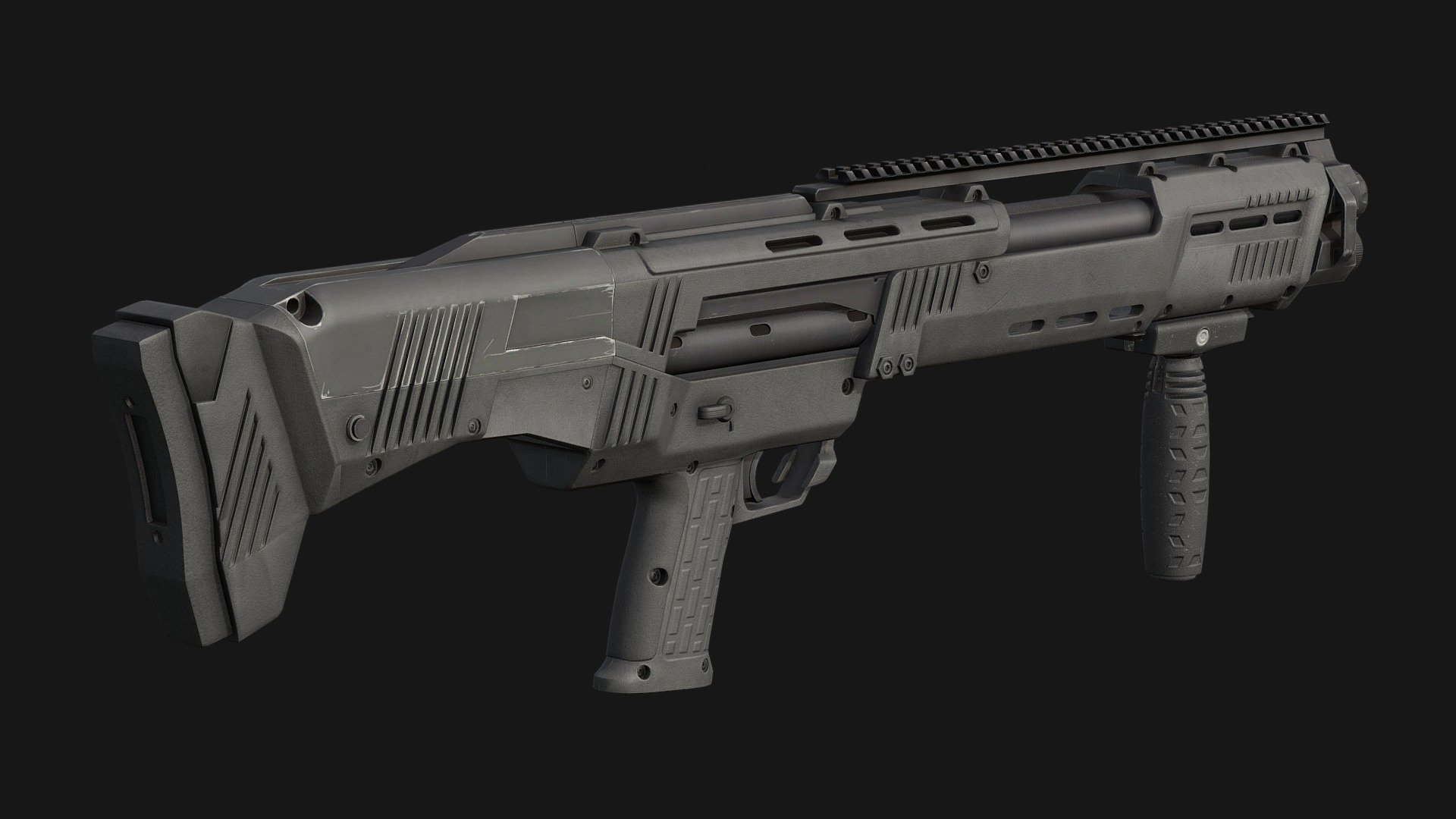 Shotgun 12 Gauge - 3d Model By Momsboxtv [c3e3db7] - Sketchfab