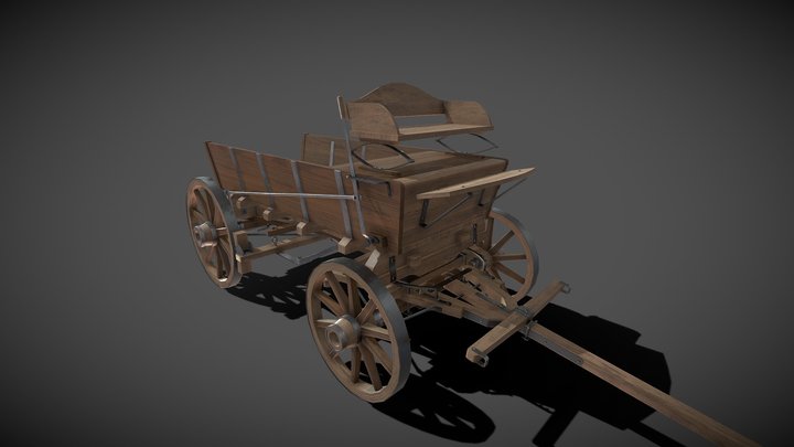 Cart_Trim_Sheet 3D Model