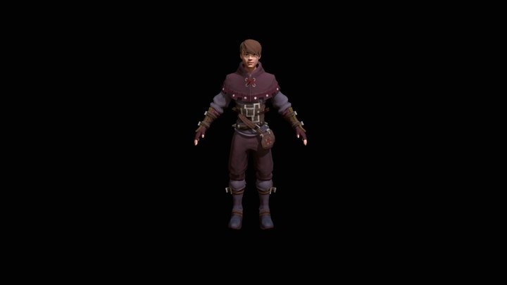 male character #2 3D Model