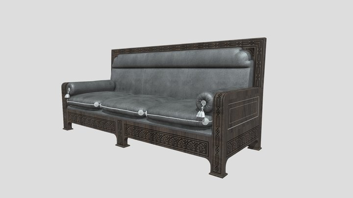 Sofa from arabic 3D Model