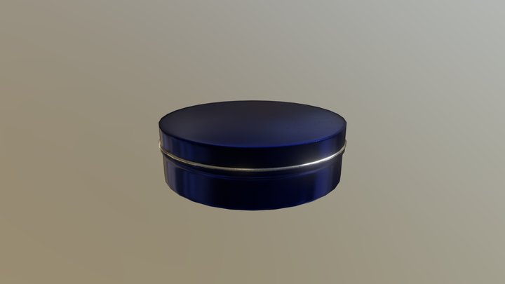Cream container 3D Model