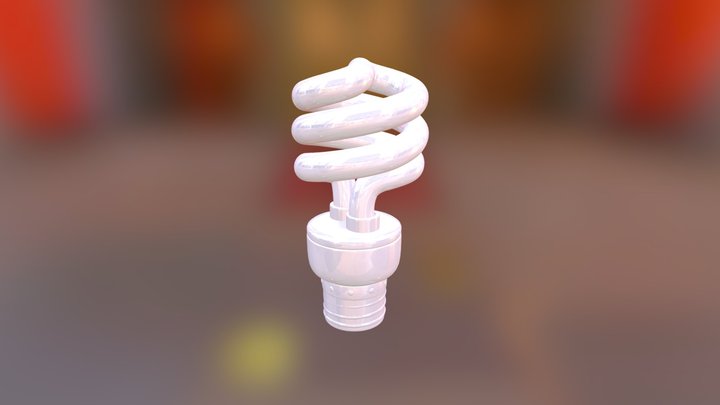 Energy Bulb 3D Model