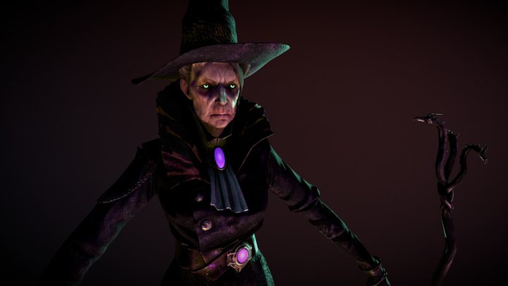 Witch3 3D Model