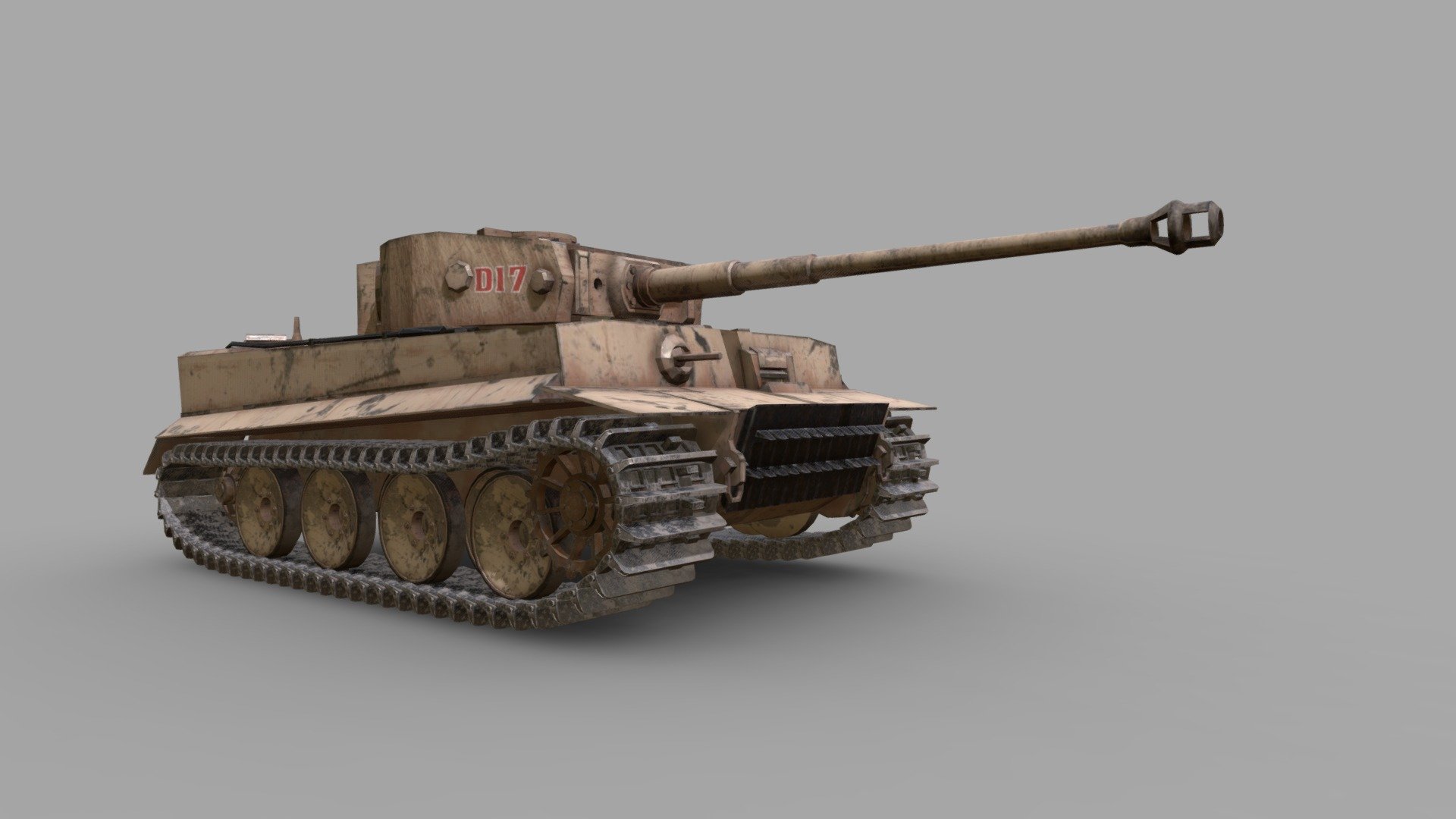 D17 Tank - 3D model by Thang Duc (@ducthangan09) [c3e75dd] - Sketchfab