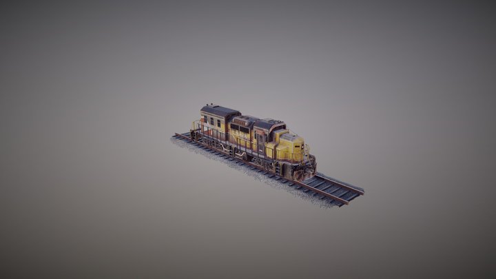 Remaked locomotive from original Resident Evil 2 3D Model