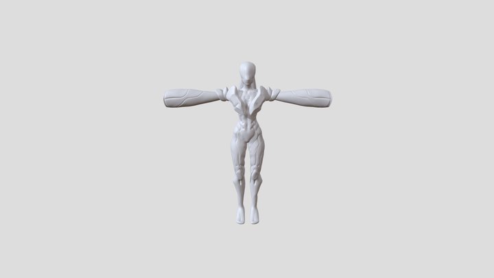 R1 mecha character - Player 1 3D Model