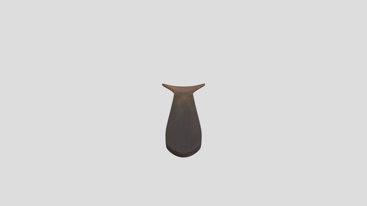 VR Ready Horn Spoon 1 3D Model
