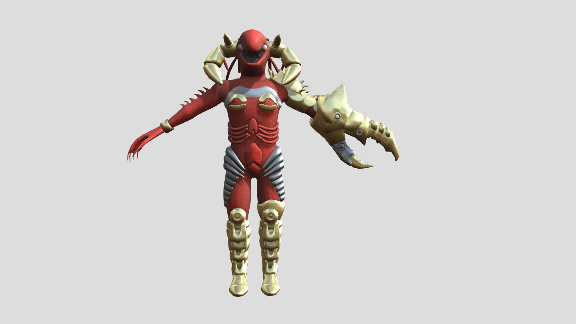 Scorpina Monster - Power Rangers - 3D model by grantb833 [c3ea10c ...