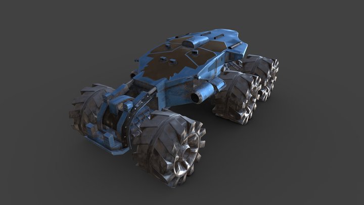 Scifi Vehicle 3D Model
