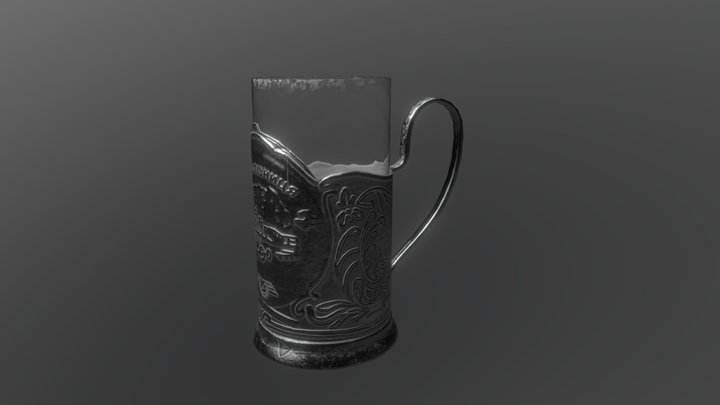 Train's Cup Holder 3D Model
