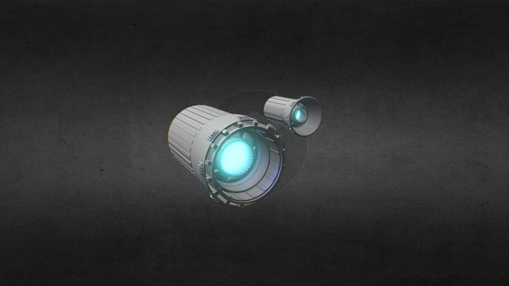 Ion Engines - Star Wars Inspired 3D Model