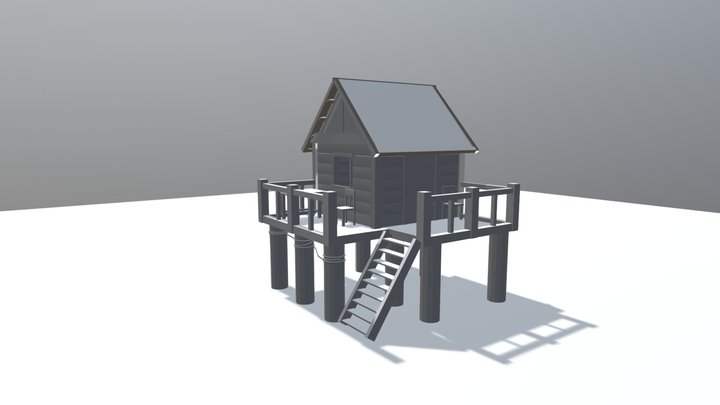 Old House 3D Model
