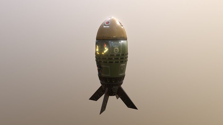 Bomba X-04 3D Model