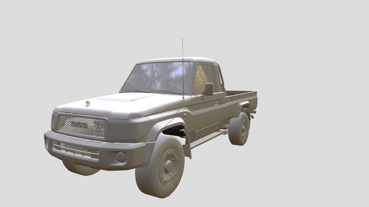 Toyota Land Cruiser J79 Pickup شاص 3D Model