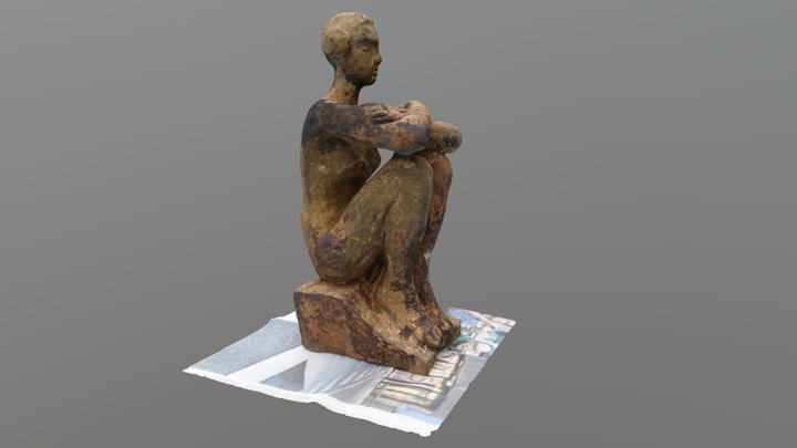 My first model, a bronze statuette 3D Model
