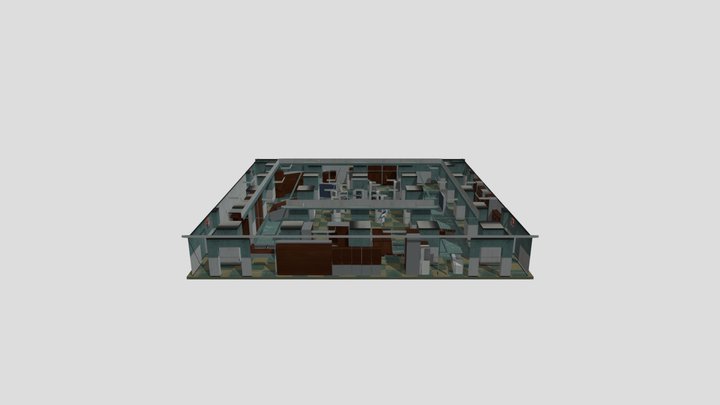 Animal-company-bsmt-room-pool-temp 3D Model