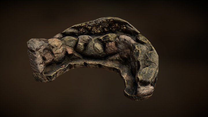 GoldenDesertShrine 3D Model