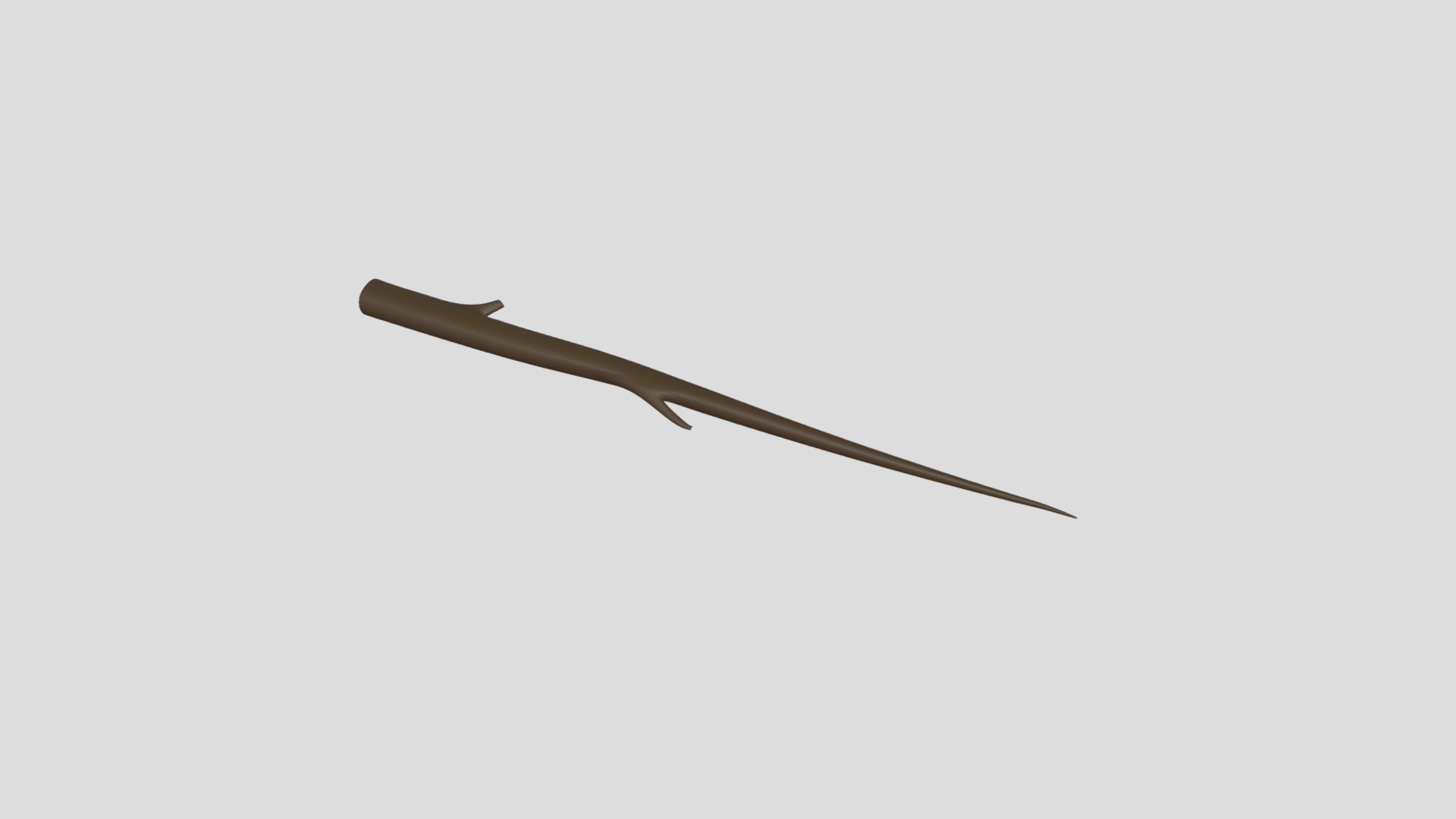 3D model Stick - This is a 3D model of the Stick. The 3D model is about shape, arrow.