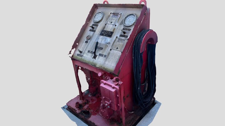Oil Rig Dial Machine 3D Model