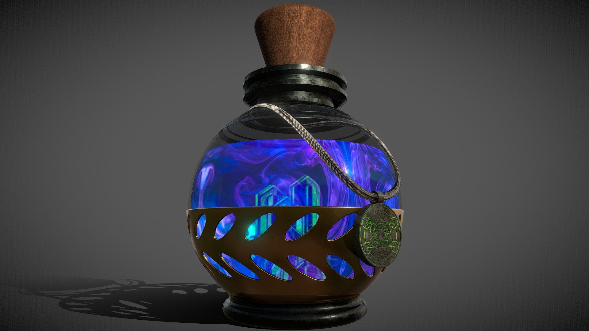 Stylized Test Tube Alchemy Potion 3D Model in Medicines 3DExport