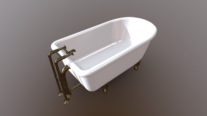 Bathtub Clawfoot 3D Model