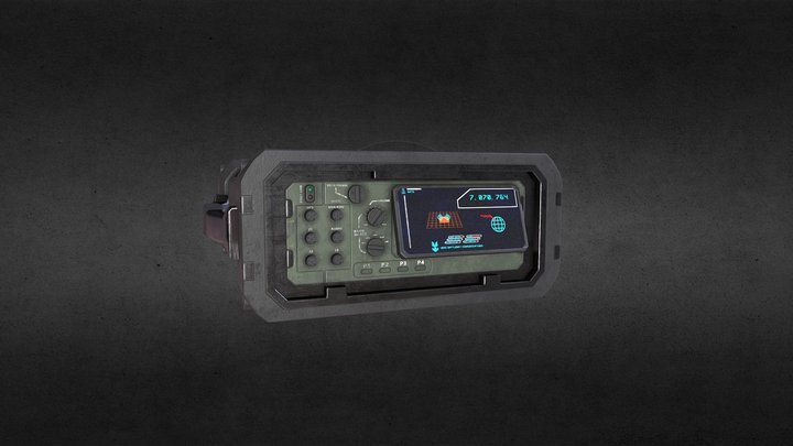 Halo Reach Radio 3D Model