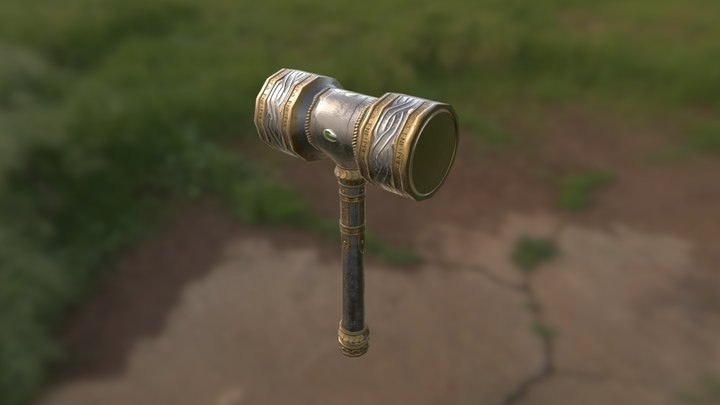 Dwarf Warhammer 3D Model