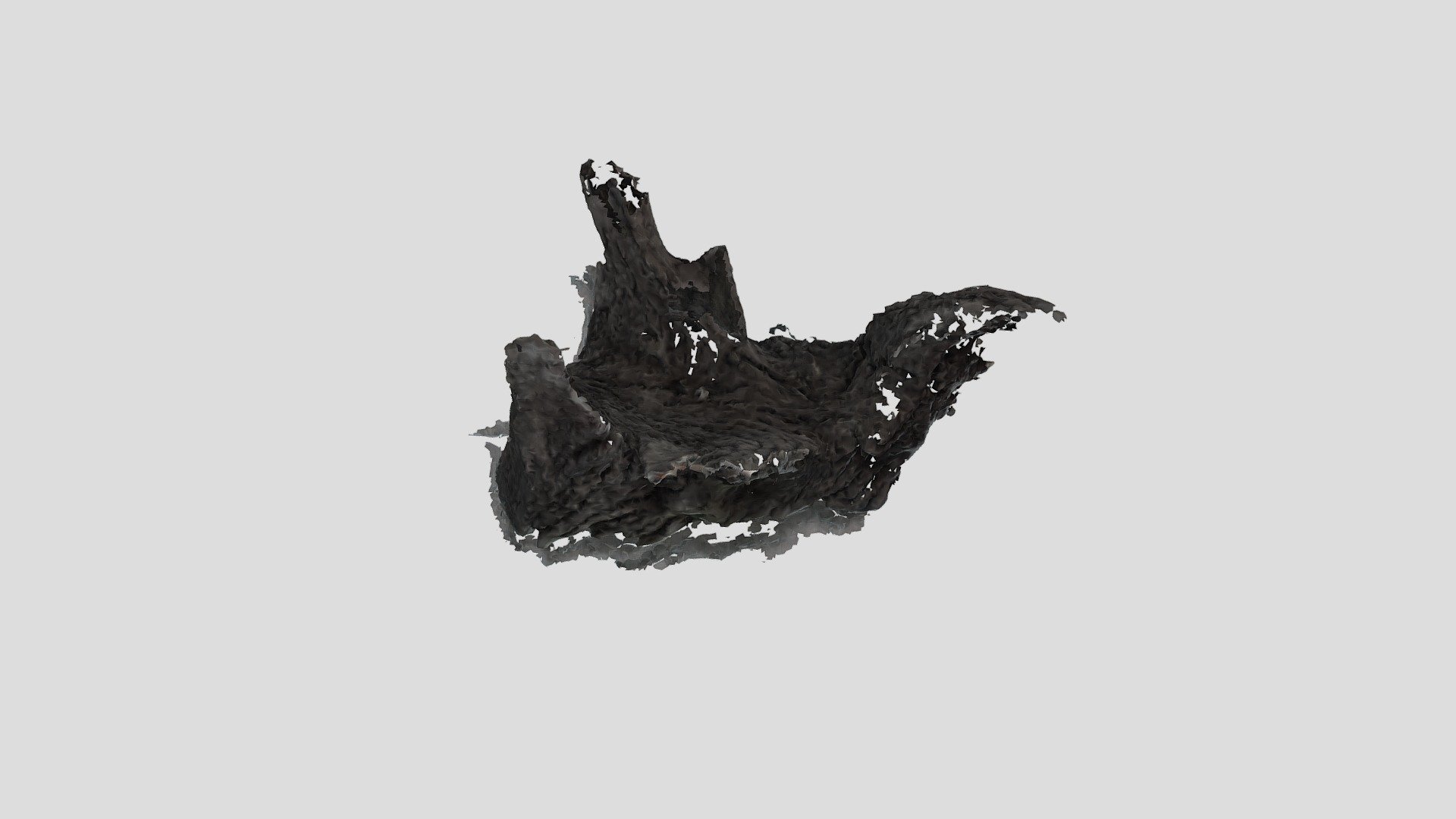Ozarks Driftwood Stump V2 (OBJ)