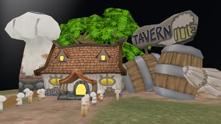 Cat Tavern 3D Model