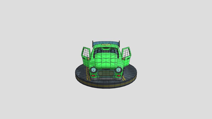 Lowpoly Car 3D Model
