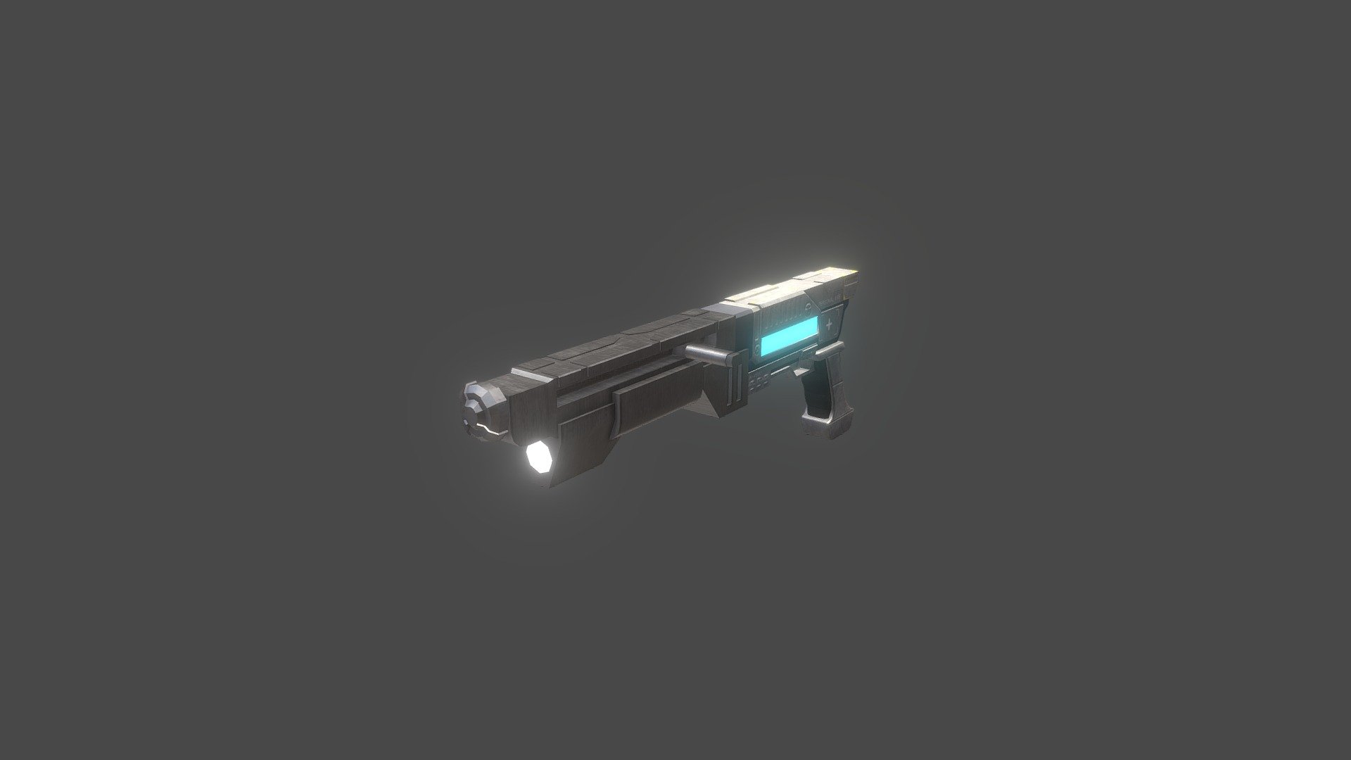 Sci-fi Pistol - Piston Module - 3D model by Klausbdl [c3f3f7b] - Sketchfab