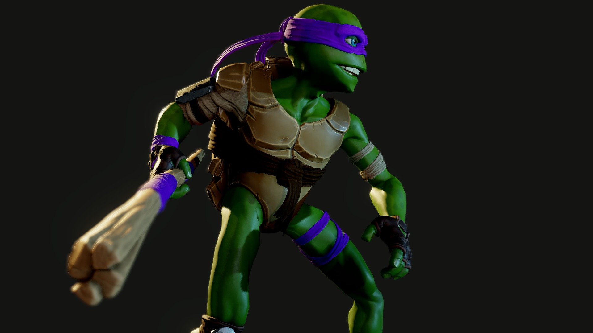 TMNT Donatello 3D Model.