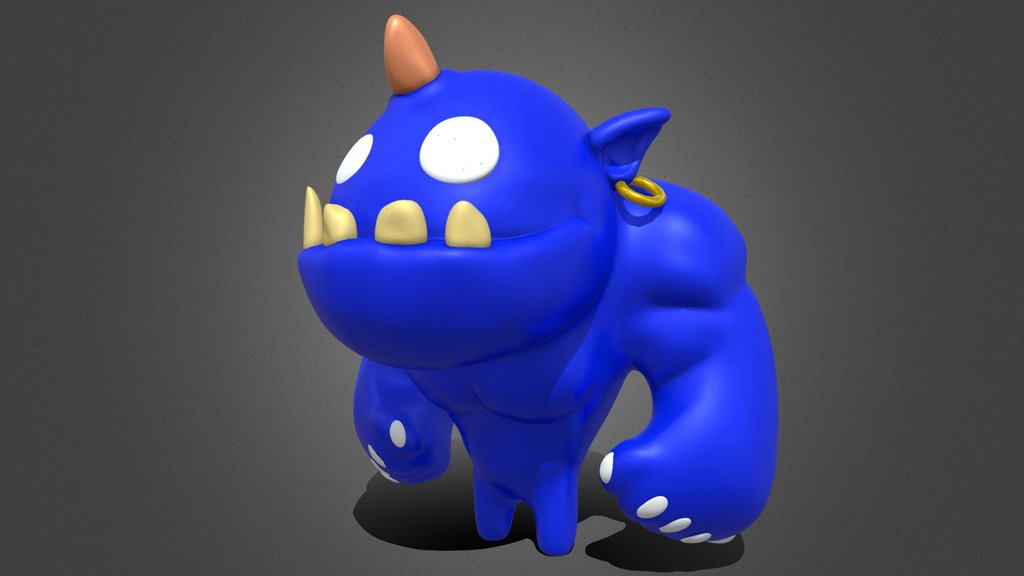 Brogzilla | Stylized 3D Character Model