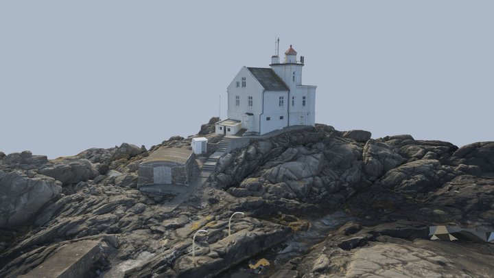 Søndre Katland fyr 2025 3D Model