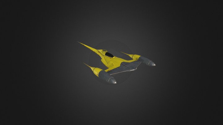 Naboo N1-StarFighter 3D Model