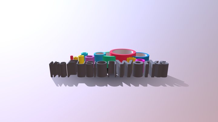 The Fusion Works Logo 3D Model