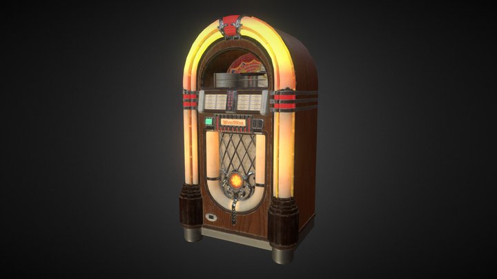 Jukebox Wurlitzer 1015 3D Model