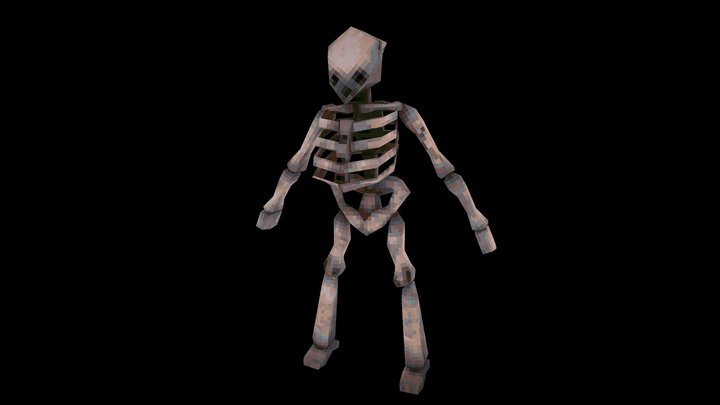 PSX Skeleton 3D Model