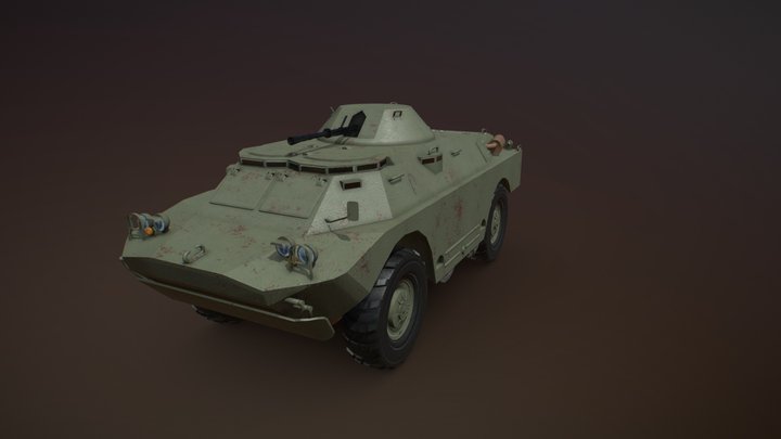 BRDM-2 3D Model