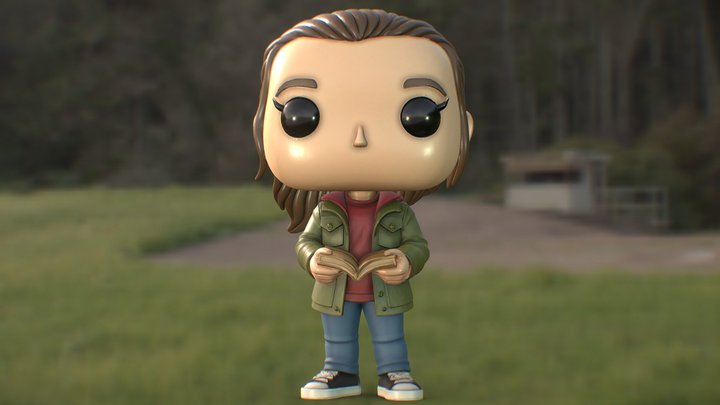 The last of us - Bella Ramsey Ellie - Funko Pop 3D Model
