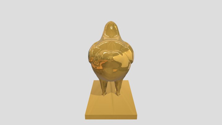 The Golden Bird Award 3D Model